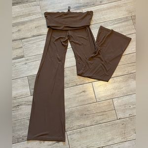 Skims soft lounge fold over pant- Size L